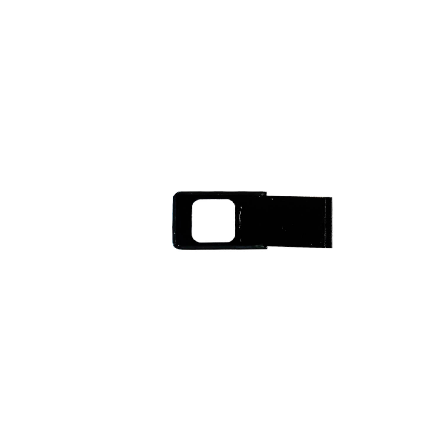 Webcam Cover Granit-Schwarz offen